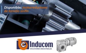 Disponibles motorreductores de tornillo sinfín